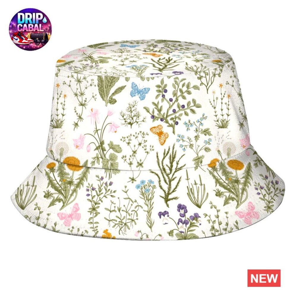Packable Bucket Hat with Wide Brim for Sun Protection
